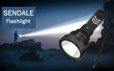 SENDALE XHP90 Led Zaklamp Extreem Helder 10 0000 Lumen Werkt Op