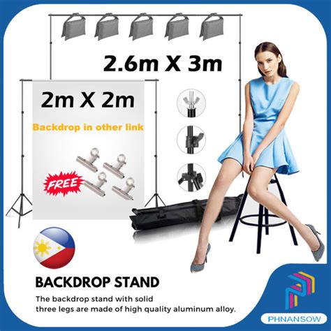 ft  ft heavy photography background stand kit video