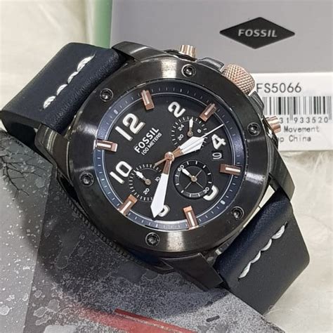 Jual Jam Tangan Pria Merek Fossil Fs Fs Kulit Original