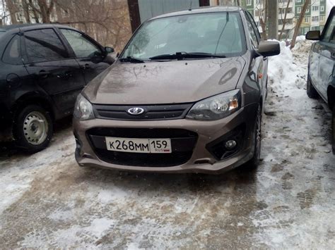 Выписали из больнички))) — Lada Калина Спорт (2G), 1,6 л, 2016 года ...