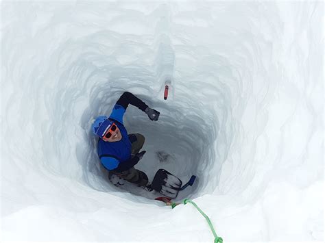 Fr Hjahrsbegehung Hallst Tter Gletscher Dachsteingletscher Im