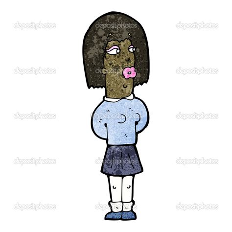 Cartoon ugly woman Stock Vector by ©lineartestpilot 21535575