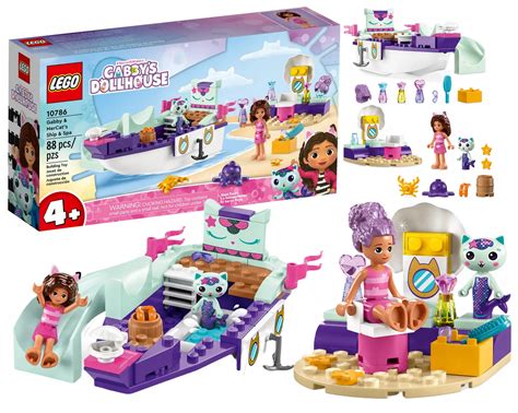 Klocki Lego Gabbys Dollhouse Statek I Spa Gabi I Syrenkotki