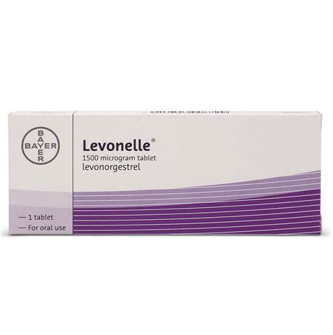 Levonelle Levonorgestrel The Morning After Pill Pack Of