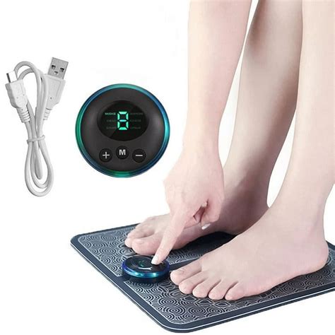 Ems Foot Massager Pro Electrode Foot Stimulator Mat Improve Plantar