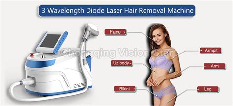 Aesthetician Adl Portable Wavelength Diode Laser Hair Removal