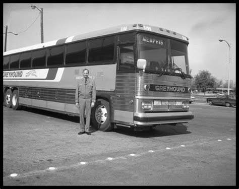 Greyhound Bus And Driver 2 The Portal To Texas History