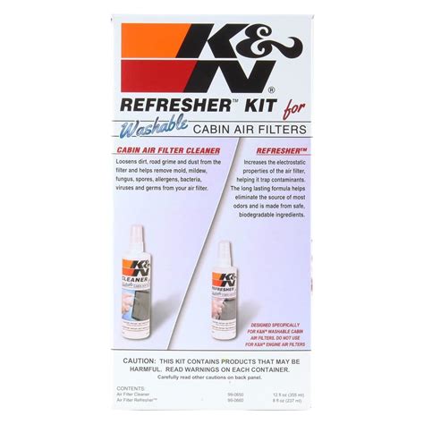 K N Cabin Air Filter Cleaning Kit