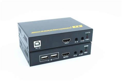 Hdmi Kvm Extender Over Cat Cable With Ir Hdbaset Support Home