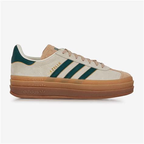 Adidas Originals Gazelle Bold Beige Vert Les Terrasses Du Port