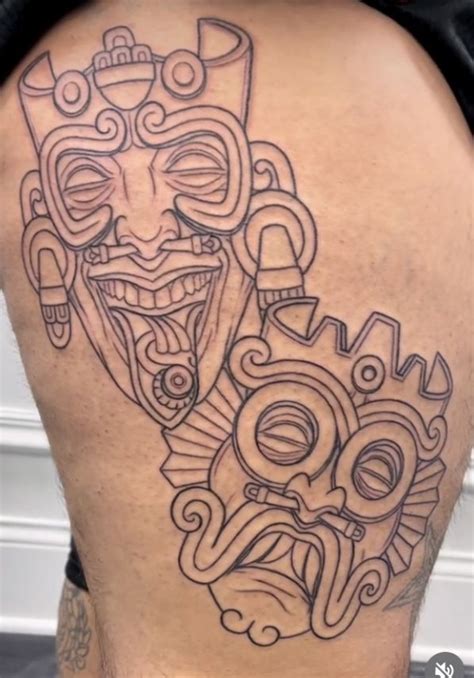 Pin By The1andonlyaul On Aztec Aztec Tattoo Designs Mayan Tattoos