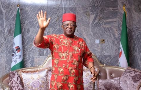 Ebonyi State Governor Dave Umahi Formally Defects From PDP To APC