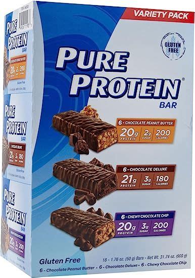 Pure Protein 18bars Pure Protein Gluten Free Protein Bars Weight Gain