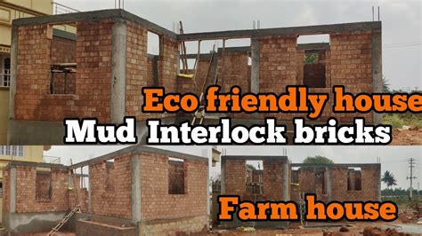 Mud Interlock Eco Friendly Farm House Construction With Kerala