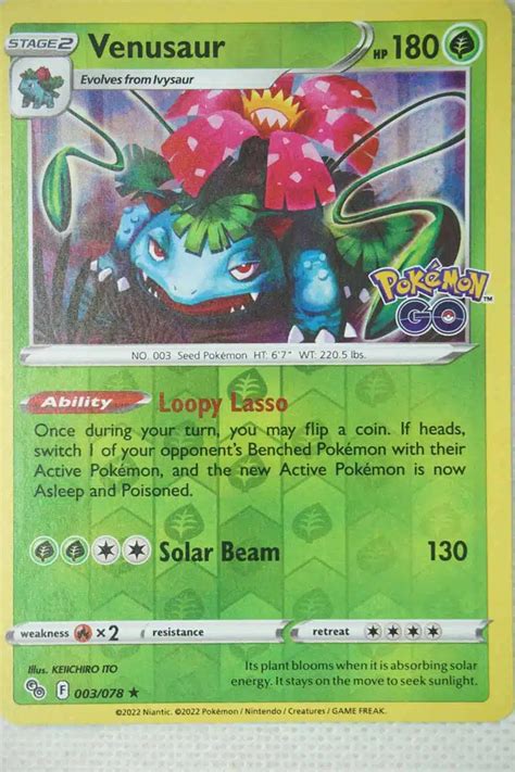 Venusaur Reverse Holo Rare Pocket Monster