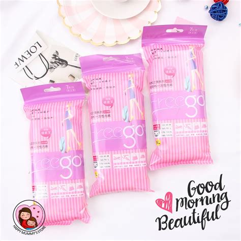 Malaysia Stock Pcs Set Women Disposable Panties Seluar Dalam Pakai