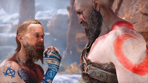 Kratos Meets Baldur Son of Odin - God of War