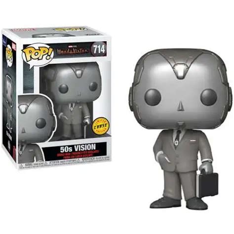 Funko Marvel WandaVision POP Marvel Vision Vinyl Figure 714 1950s With