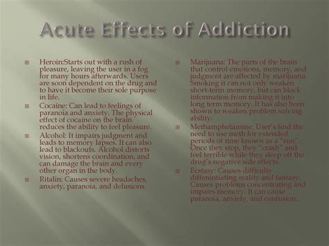 Presentation For English On The Topic Drug Addiction Ppt Download