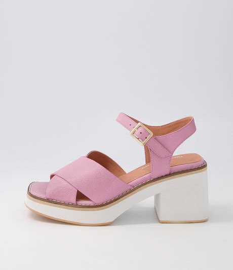 Toline New Pink Mesh Leather Sandals Django And Juliette