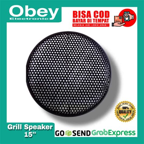 Ram Speaker Plastik Grill Speaker Plastik Bulat Lazada