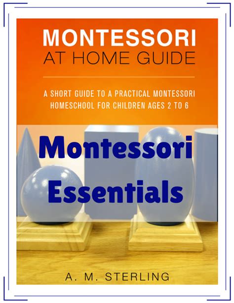 Montessori Essentials Montessori At Home Guide Montessori Nature