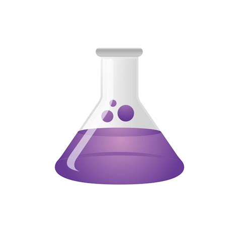 Premium Vector Beaker Icon Color Vector Illustration