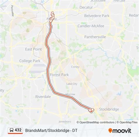432 Route Schedules Stops And Maps 432 Downtown Updated