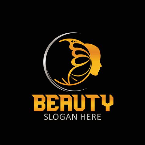 Salon logo design 45857146 Vector Art at Vecteezy