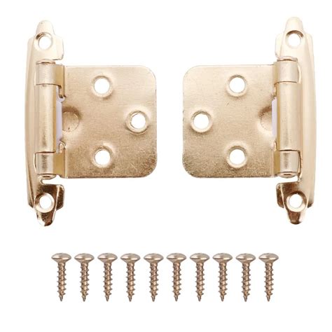 Pcs New Durable Cabinet Hinges No Drilling Hole Bridge Shaped Spring