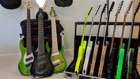 My Guitar Collection 2018 6 7 8 9 10 String Guitars Youtube