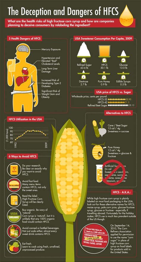 The Dangers Of High Fructose Corn Syrup Infographic Infographic