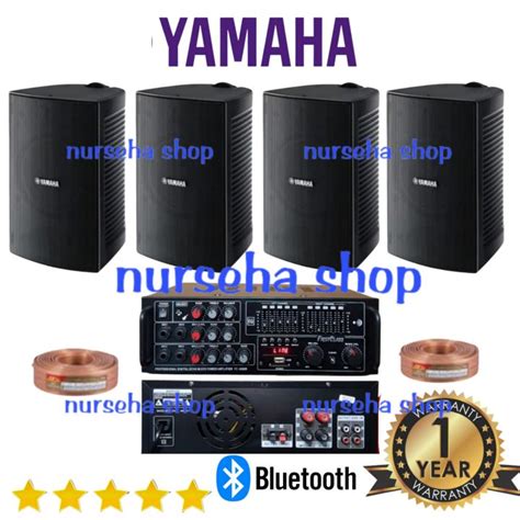 Paket Sound System Yamaha Buat Di Cafe Kafe Dan Restoran Unit Speaker