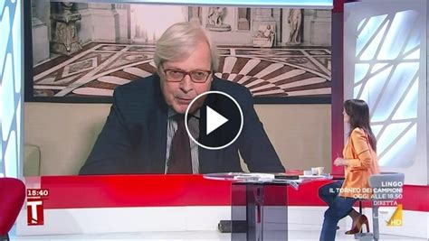 Sgarbi Ho Vinto Con Il 44 Facciamo Un Referendum Se Non Mi