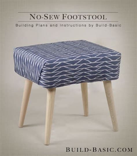 No Sew Footstool Free Woodworking