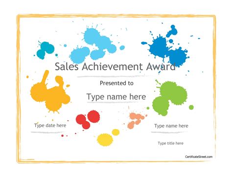 50 Amazing Award Certificate Templates - Template Lab