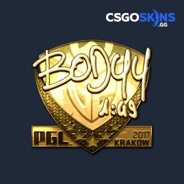 Sticker Bodyy Gold Krakow 2017 CSGOSKINS GG