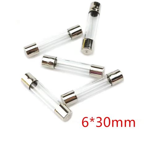 Fusibles De Tubo De Vidrio De Soplado R Pido 6x30mm 6x30mm 250V 100mA