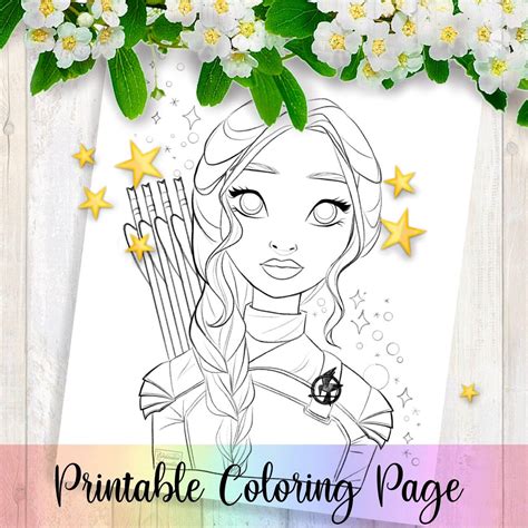 Katniss Everdeen Coloring Pages