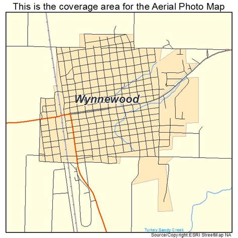 Aerial Photography Map of Wynnewood, OK Oklahoma