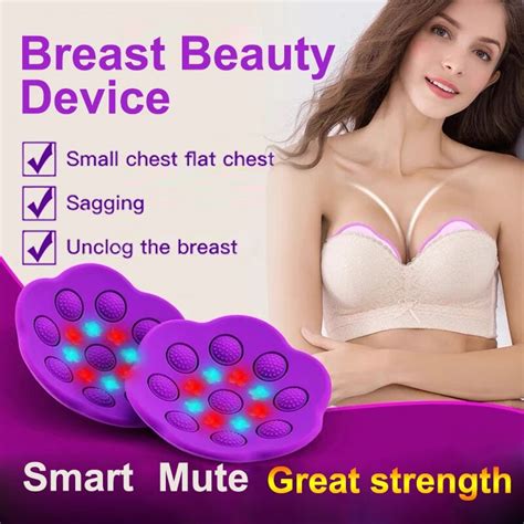 Electric Breast Massager Enlargement Instrument Remote Control Breast Acupressure Boobs Chest