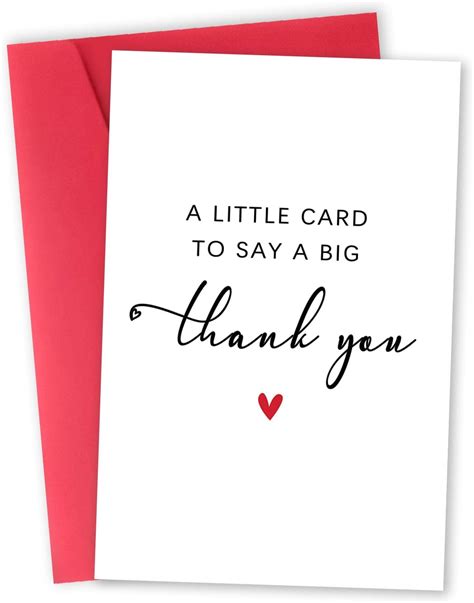 Zyulin Simple Thank You Card Funny Thank You Card For Men