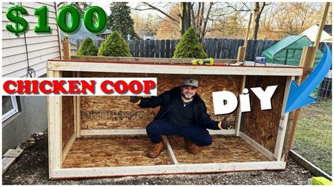 Diy Chicken Coop And Run Big Cheap Easy Youtube