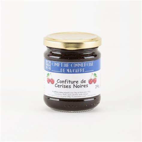 Confiture Cerises Noires Du Pays Basque 1kg Comptoir Commercial De