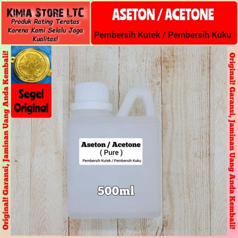 Jual Acetone 500ml Aseton 500ml Pembersih Cat Kuku 500ml Kutek