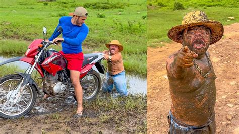 PILILIU TOMOU BANHO DE LAMA DE LEÔNCIO E FICA FURIOSO PILILIU DA