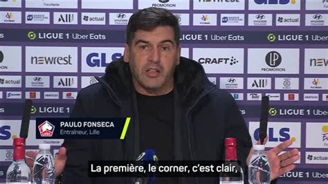 Lille Fonseca Les D Cisions De L Arbitre Qui Ont Chang Le Match