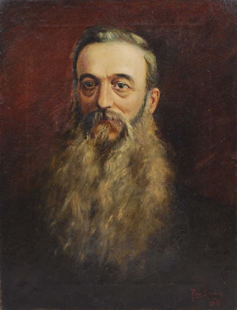 Portrait Of A Bearded Man Percy Spence 18681933 Aust