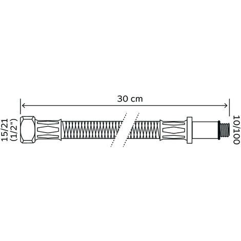 Flexible Sanitaire Prolongateur M Ecrou Tournant