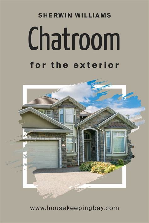 Chatroom Sw Exterior House Color By Sherwin Williams